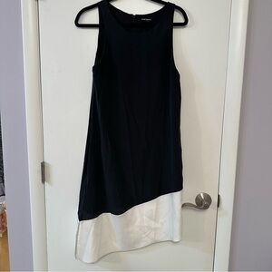 Club Monaco Black and White Asymmetrical Dress